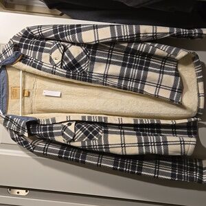 Telluride  Men's Sherpa Cotton Shirt Jacket L